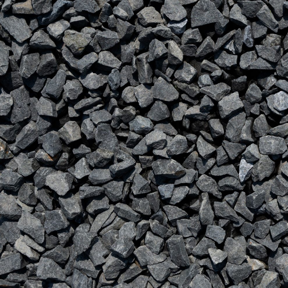 Black Basalt Gravel 20mm - Black Garden Gravel - Black Granite Gravel